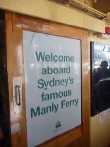 Welcome aboard Sydney's famous Manly Ferry