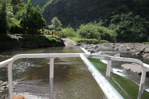 Fording the river