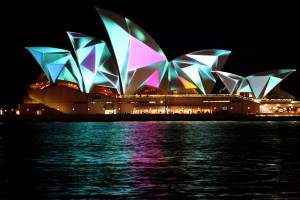 Sydney Opera House during Vivid Sydney