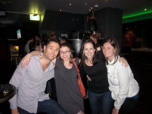 A night out with Nicholas, Tarrah, Kristen and Tessa