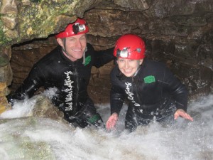 We made it out of the cave!